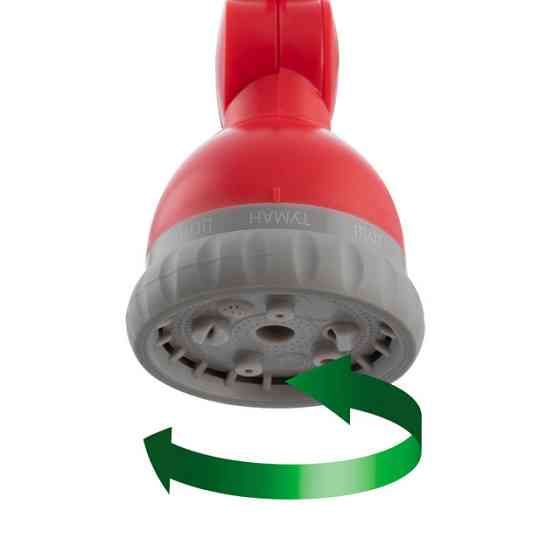 Пистолет-распылитель для полива, на телескопической штанге 90-120 см, 9 режимов, материалы: ABS, TPR INTERTOOL GE-0043 Киев