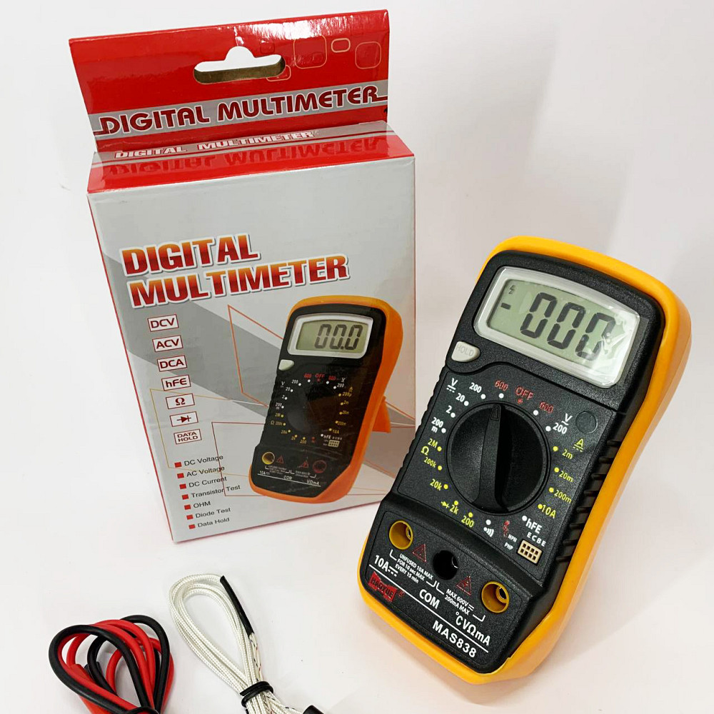 Мультиметри для роботи, Кращий цифровий мультиметр, Мультиметр цифровий тестер амперметр EQ-57 Львів - фото 7