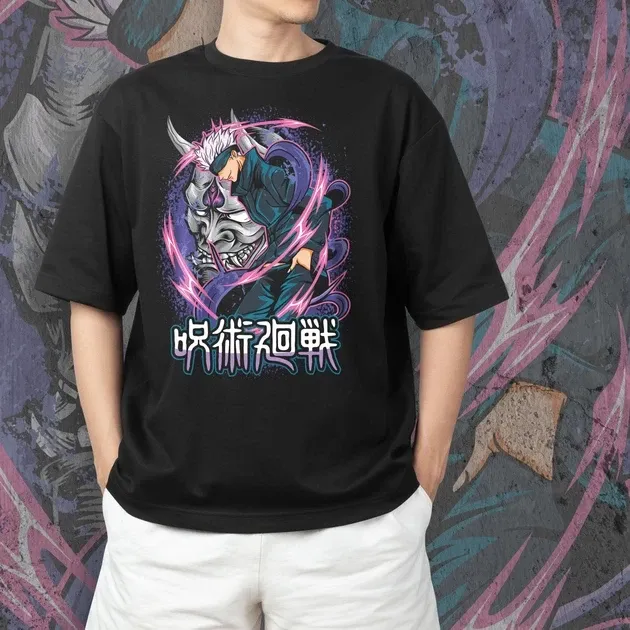 Футболка для подростка мальчика с принтом Магическая битва Сатору Годжо Размер 160 Anime10137 Днепр - изображение 3