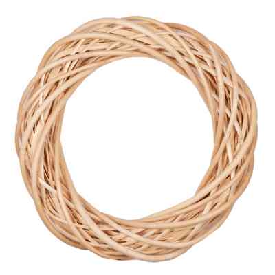 Різдвяний вінок YES! Fun ротанговий натуральний, 30 см (974232) Вінниця