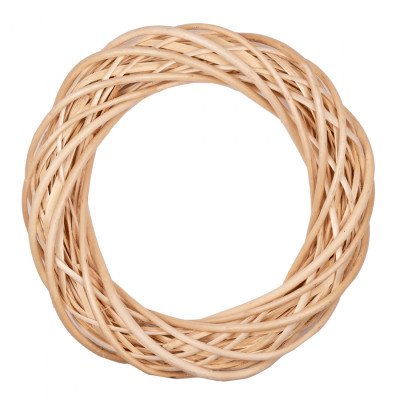 Різдвяний вінок YES! Fun ротанговий натуральний, 30 см (974232) Вінниця - фото 1