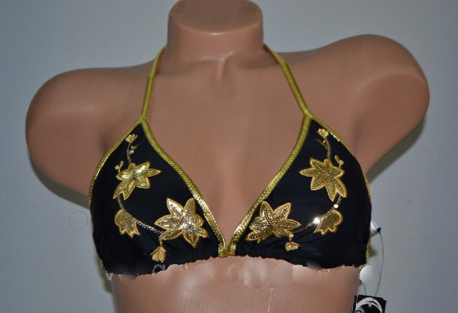 Женский купальник раздельный Life Beach черно-золотистый Киев - изображение 5