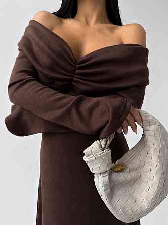 Жіноче вечірнє плаття двостороннє ангора Шоколад Одеса