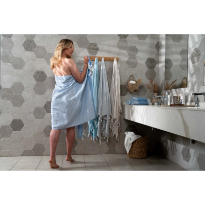 Рушник Ardesto SPA 90х180см 100% бавовна, синій (ART2690BL) Вінниця - фото 10