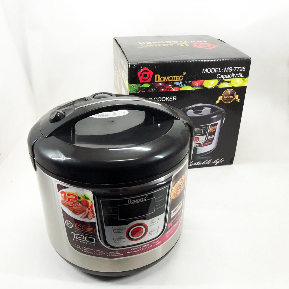 Мультиварка для будинку якісна мультиварка Domotec MS-7726 5 л 1500 Вт, Побутові мультиварки рисоварки HM-44 Львів - фото 3