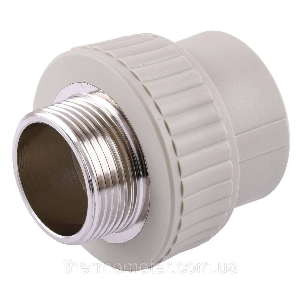 Муфта наружная резьба Vsplast PPR 20*1/2″ ** 1005 Киев - изображение 1