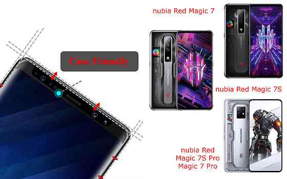 Захисне скло HyperGlass Pro для nubia Red Magic 7, Magic 7S, Magic 7S Pro, Magic 7 Pro – максимальна чутливість та захист Київ
