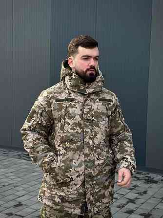 Тактичний чоловічий зимовий піксельний бушлат -30 армійська куртка бушлат зимова усі розміри Львів