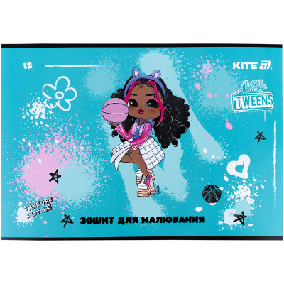 Альбом для рисования Kite LOL, 12 листов (LO25-241) Винница - изображение 2