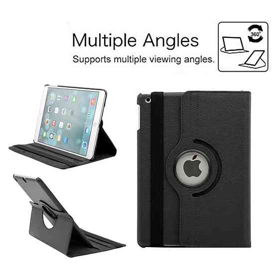 Чохол футляр World biz для iPad 9.7 2018/2017 iPad Air 1/2 360° поворот PU шкіра рожеве золото автопробудження Київ