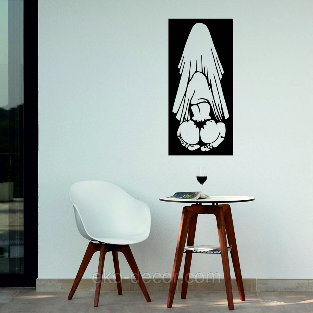 Декоративное настенное Панно «По взрослому», Декор на стену 70*33 см, Черный Киев - изображение 4