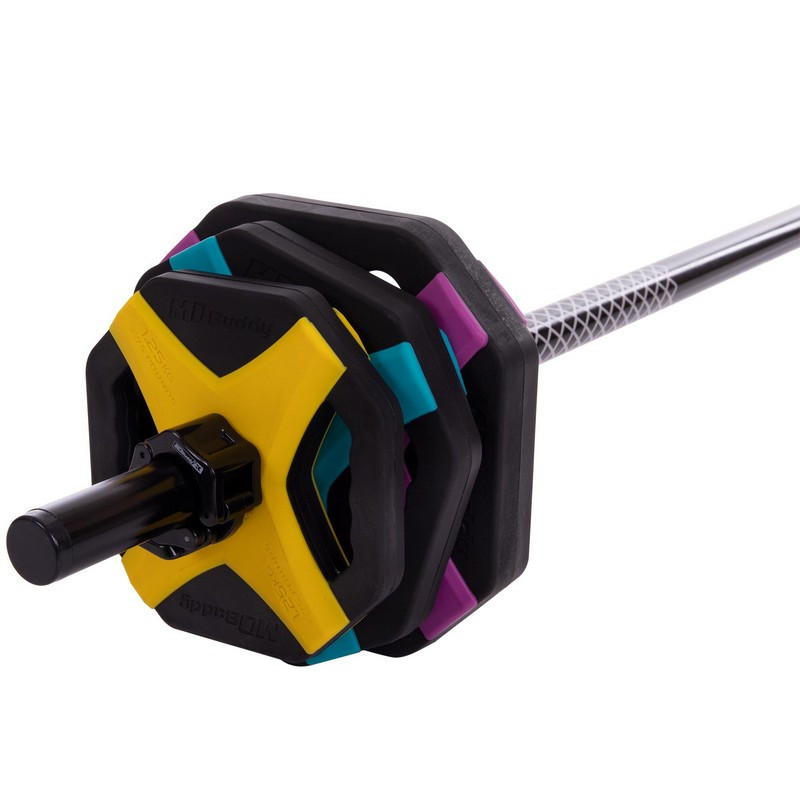 Штанга для фітнесу й аеробіки 20 кг MDbuddy 2684 довжина-1,4м 30 мм Київ - фото 4