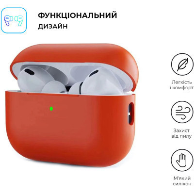 Чохол для навушників Armorstandart Silicone Case для Apple Airpods Pro 2 Orange (ARM64539) Вінниця - фото 2