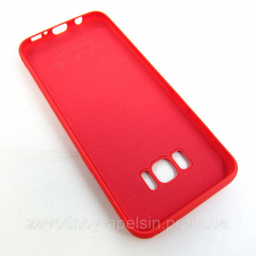 Samsung G955 S8+ Plus Чохол силіконовий (червоний) Одеса - фото 2