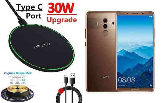 Беспроводное зарядное устройство Copper до 30W для Honor Magic4 Pro, USB-C, LED Киев
