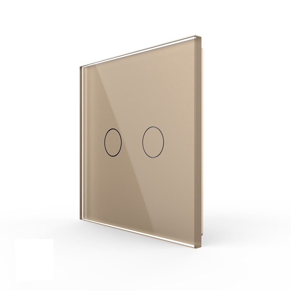 LIVOLO Бездротовий розумний сенсорний вимикач 2 сенсори LIVOLO золотий матове скло Коломыя - изображение 8