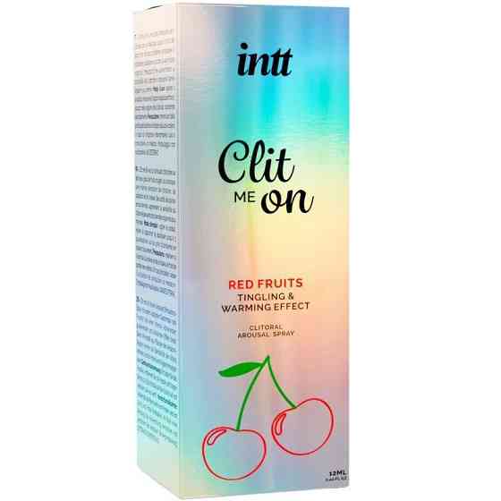 Збуджувальний спрей для клітора Intt Clit Me On Red Fruits Warming Effect 12 мл, зігріваючий ефект Sex Aura Київ