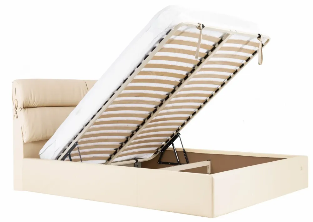 Кровать Двуспальная Edinburgh VIP 160 х 190 см Fly 2207 С дополнительной металлической цельносварной рамой Бежевый Днепр - изображение 19