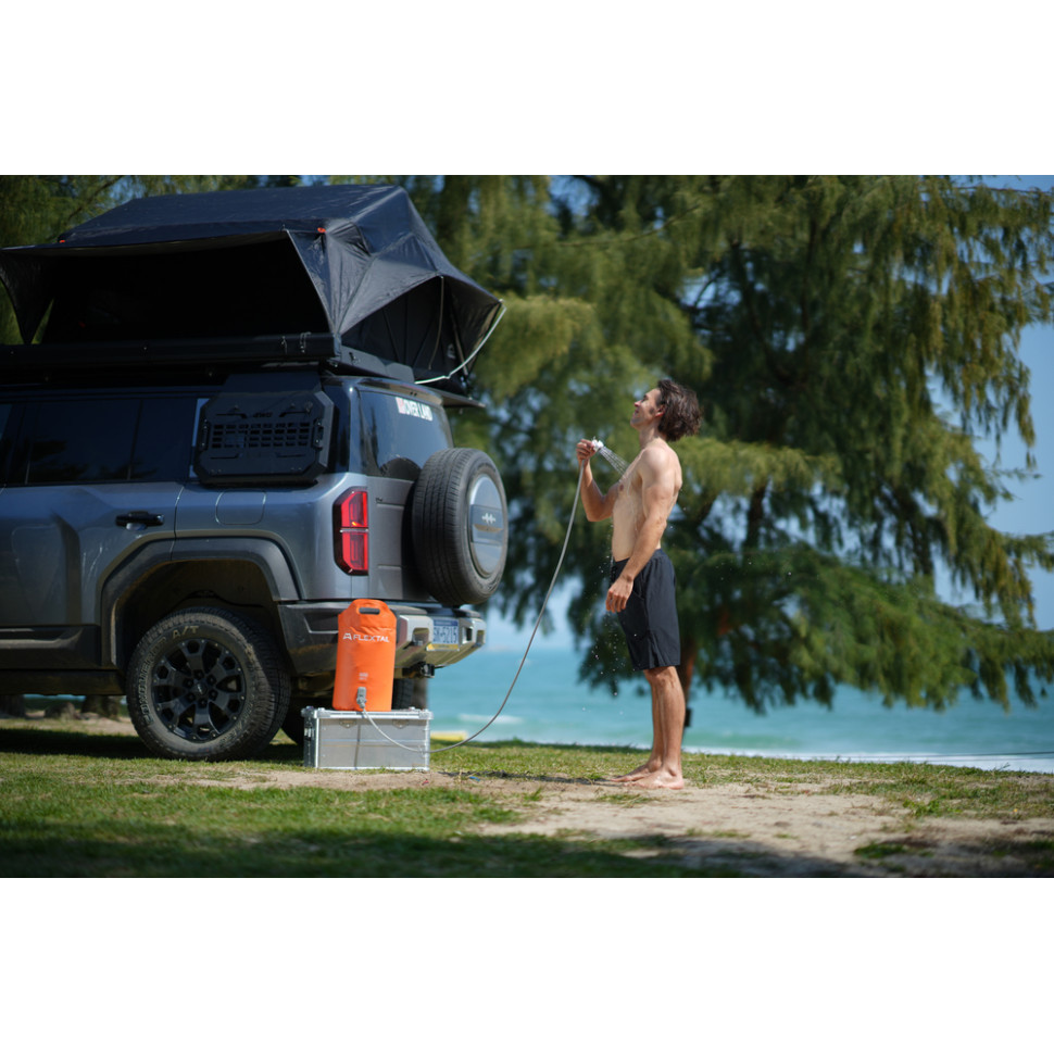 Душ із ємністю для води та насосом Flextail Tiny Shower Bucket 20 л Жовтогарячий Вінниця - фото 9