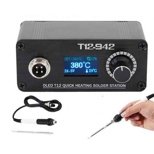 Паяльна станція QUICKO T12-942 з OLED дисплеєм Київ - фото 1
