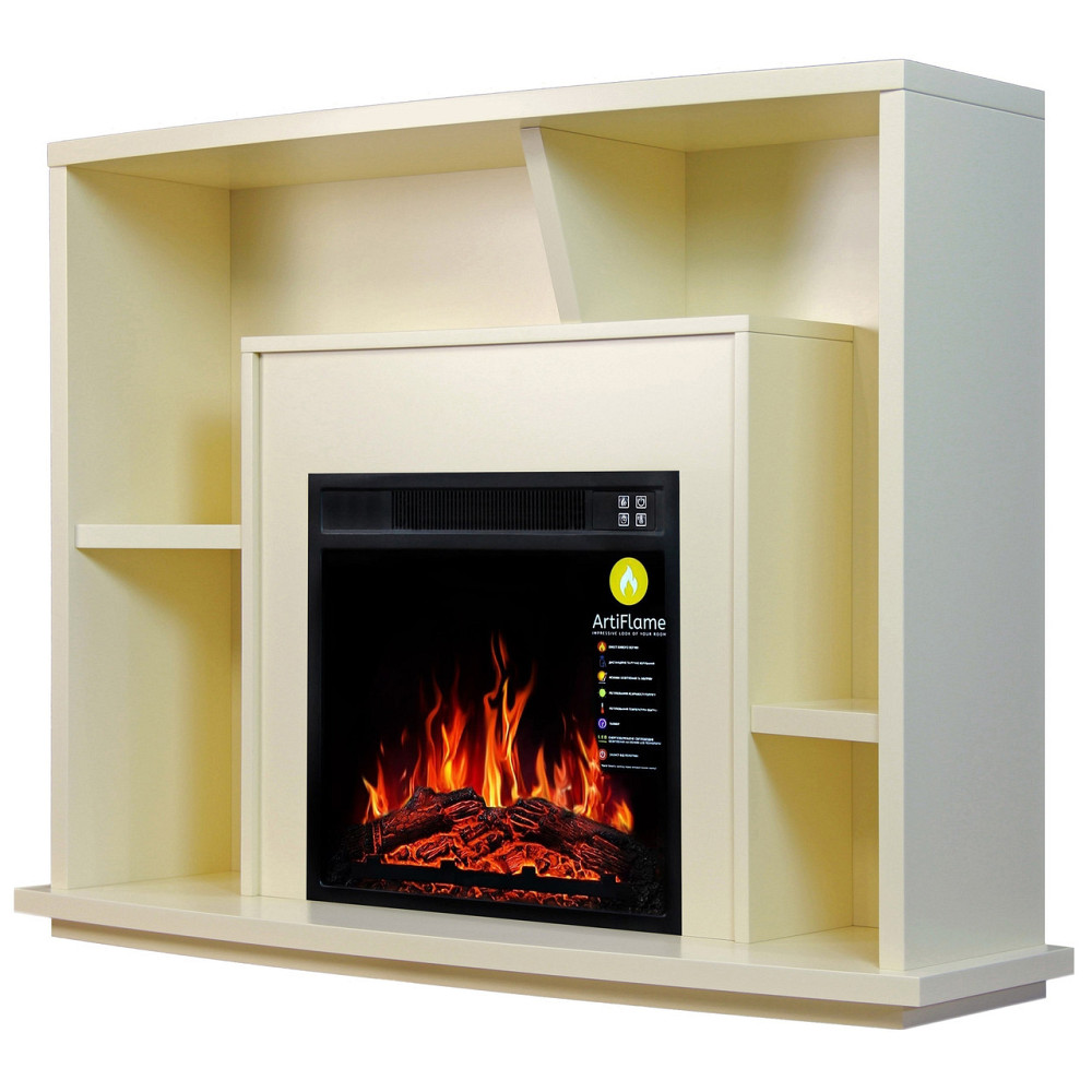 Камінокомплект ArtiFlame BINN AF18 СЛОНОВА КІСТКА Львів - фото 1