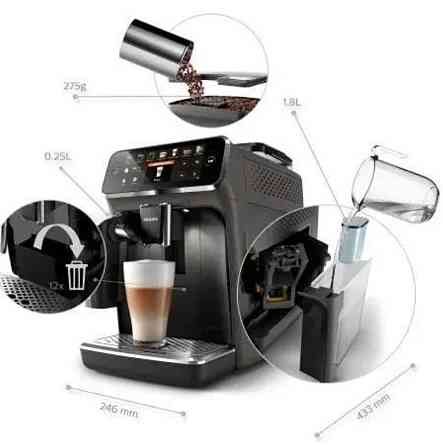 Кавомашина автоматична: Phillips Series 5400 EP5444/50. Харків