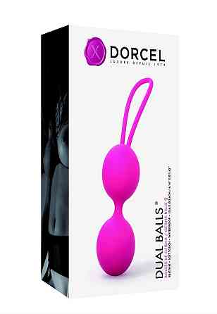 Вагинальные шарики Dorcel Dual Balls Magenta, диаметр 3,6см, вес 55гр Sex Aura Киев