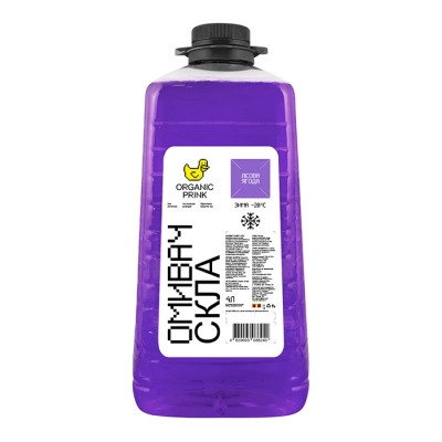 Омыватель автомобильный ORGANIC PRINK -20 °С "Лісові ягоди" 4 л (012030) Винница - изображение 1