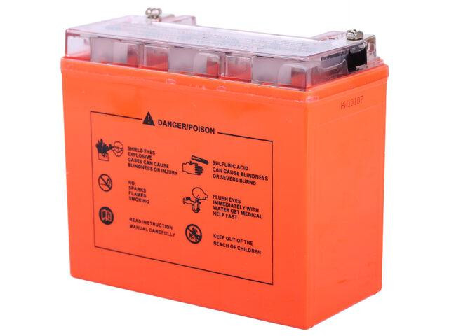 Аккумулятор YT20L-BS OUTDO гелевый 18АH 177*87*155mm оранжевый Мукачево - изображение 2