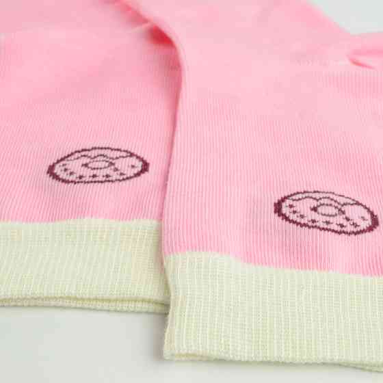 Демисезонные носки женские классические с рисунком GM Textile Высокие 36-41 Розовый Сумы