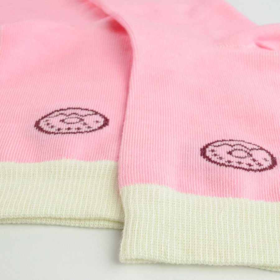 Демісезонні шкарпетки жіночі класичні з малюнком GM Textile Високі 36-41 Рожевий Суми - фото 2