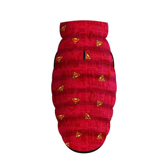Курточка для собак WAUDOG Clothes з малюнком "Супермен червоний", L65, В 87-90 см, С 60-65 см Вінниця