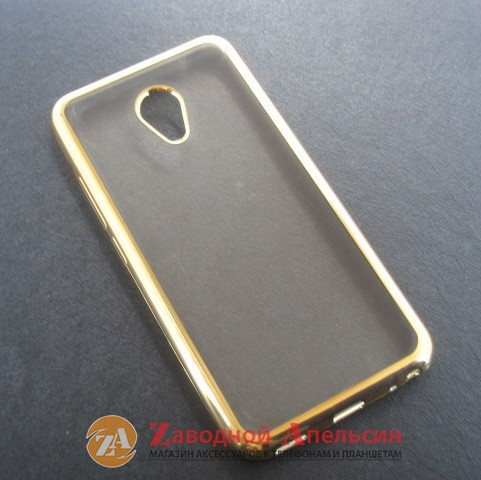 Meizu M5 чохол Electroplating golden Одеса - фото 2
