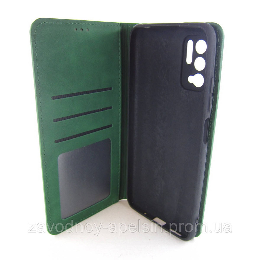 Чохол-книжка Xiaomi M3 pro Note 10 5G Захист камери (зелений) Одеса - фото 2