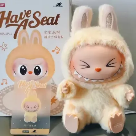 Сюрприз Брелок Labubu "Монстры" Pop Mart Лабубу трендовая плюшевая игрушка 15см Коломыя