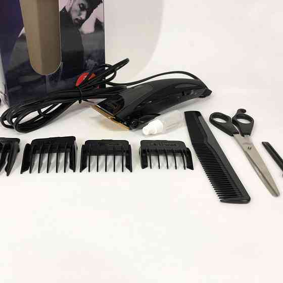 Професійний тример з набором насадок MAGIO, Професійний тример з насадками, Надійна машинка для стрижки QM-12 Львів