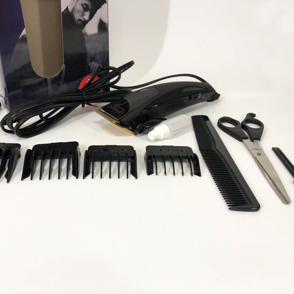 Професійний тример з набором насадок MAGIO, Професійний тример з насадками, Надійна машинка для стрижки QM-12 Львів - фото 2