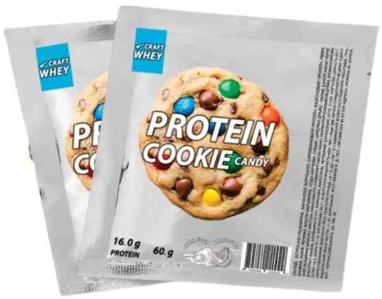 Протеиновое печенье Craft Whey Protein Cookie 60g Candy (Поштучно) Киев