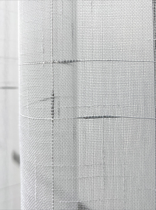 Тюль коротка VR-Textil 1208т Івонна Льон Білий з срібним вкрапленням 280х170 см (43-145) Київ - фото 8