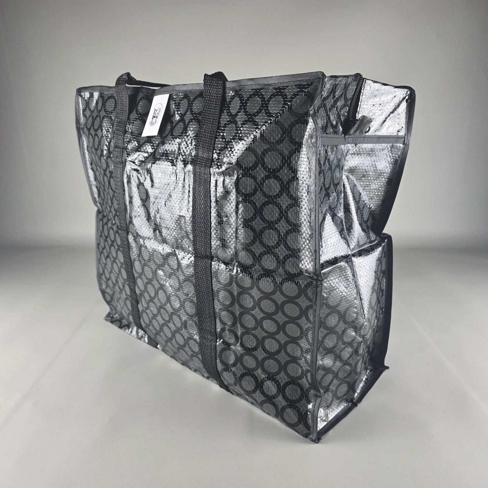 Сумка господарська, поліпропіленова, з кольоровим малюнком No2 Прошита (44x38x18) (1 шт.) Харків - фото 6