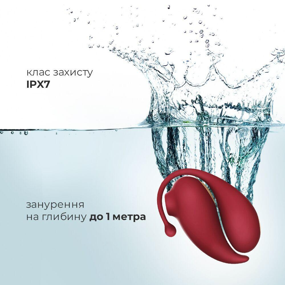 Смарт іграшка Adrien Lastic Inspiration: віброяйце і вакуумний стимулятор з керуванням зі смартфону Sex Aura Київ - фото 5