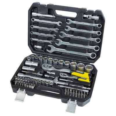 Набір інструментів Sigma насадок торцевих та біт 1/4&quot;, 1/2&quot; 82шт CrV mid (6001551) Вінниця