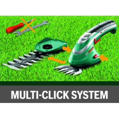 Кущоріз Bosch ISIO, акумуляторний 3.6 V Li 1.5 Ач, ніж 12 см (0.600.833.108) Вінниця