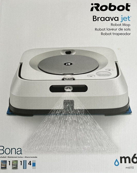 Моющий Робот пылесос iRobot Braava Jet M6 новый! Харьков - изображение 5