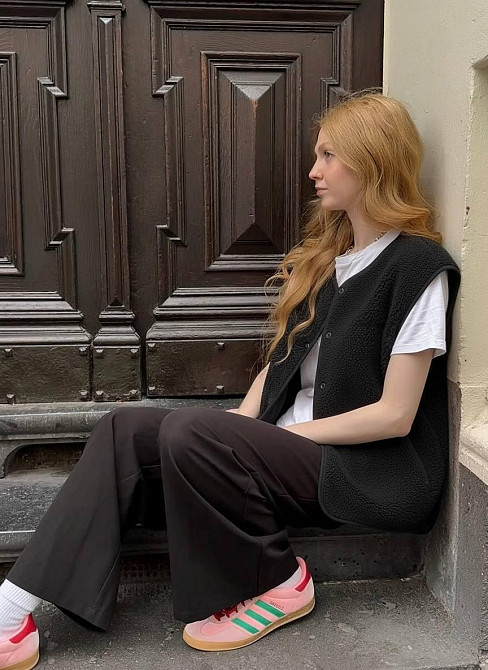 Женская стильная повседневная теплая жилетка Одесса - изображение 3