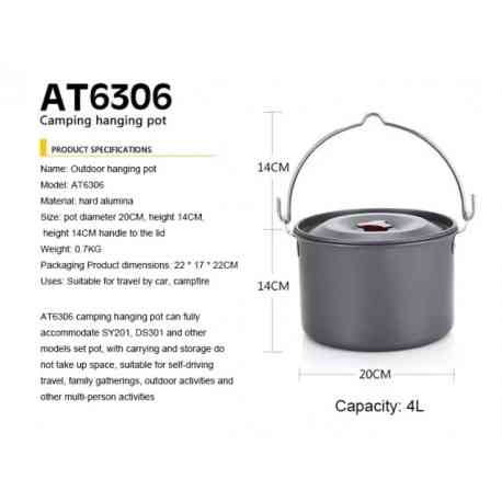 Казанок похідний алюмінієвий 4 л. AT21.a231 Одеса