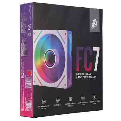 Кулер до корпусу 1stPlayer FC7 White (FC7-WH-1IN1) Вінниця