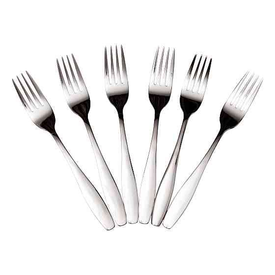 Ding Lanfang Набір столових виделок 6 штук з нержавіючої сталі 20 (см) Срібло HP-8-18 Коломия