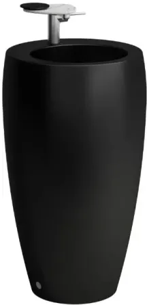 Раковина  Laufen Il Bagno Alessi 53x90 Czarny Mat H8119727161041 Київ