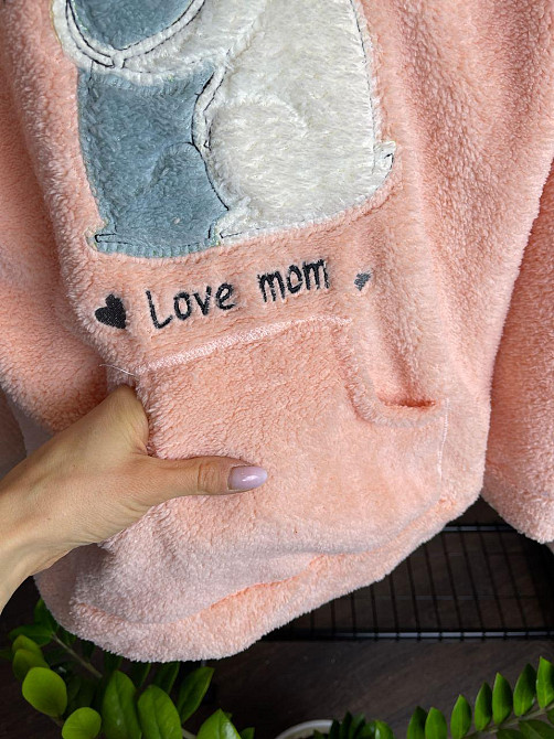 Піжама флісова жіноча Персиковий 3XL Харків - фото 3